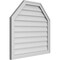 Ekena Millwork Octagonal Top Surface Mount PVC Gable Vent w/ 2"W x 1-1/2"P Brickmould Frame, 32"W x 30"H GVPOT32X3002SN - alternate 2